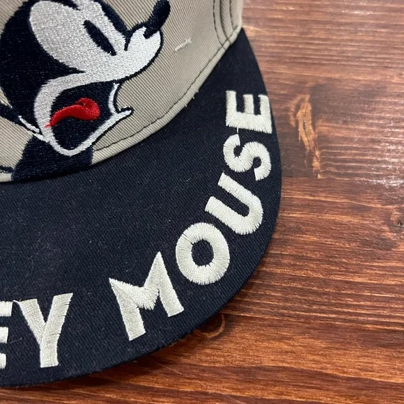 Disney Beige and Navy Mickey Mouse Cap - Picture 4 of 6